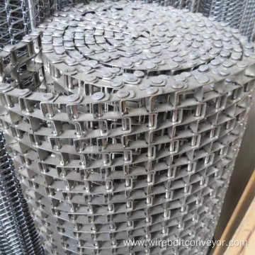 316 Flat Wire Conveyor Belt For Food Processing